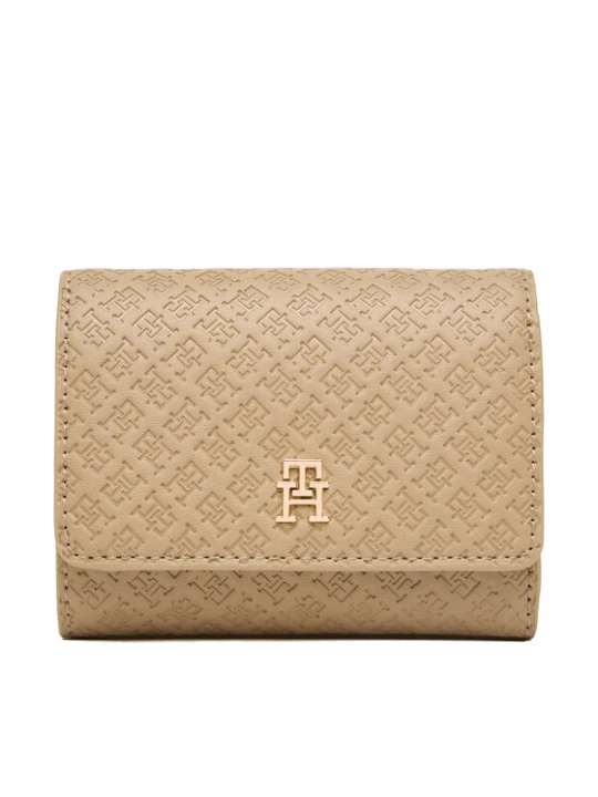 Foto del prodotto Tommy Hilfiger Portafoglio Th Icon Trifold Mono AW0AW18484 Beige