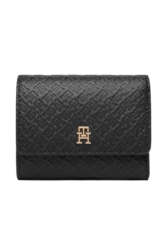 Foto del prodotto Tommy Hilfiger Portafoglio Th Icon Trifold Mono AW0AW18484 Nero