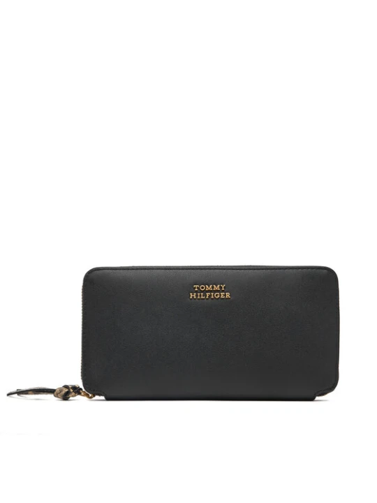 Foto del prodotto Tommy Hilfiger Portafoglio Th Leather Lrg Za Wallet AW0AW18941 Nero