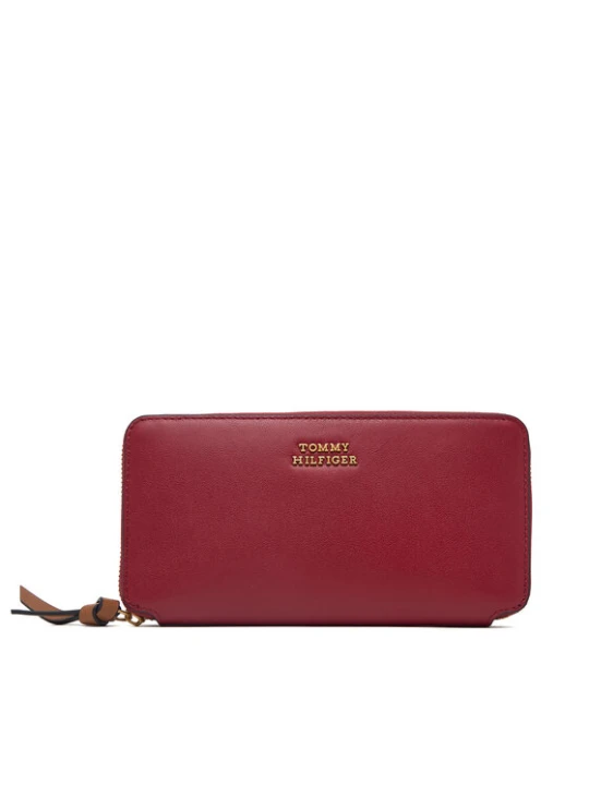 Foto del prodotto Tommy Hilfiger Portafoglio Th Leather Lrg Za Wallet AW0AW18941 Rosso