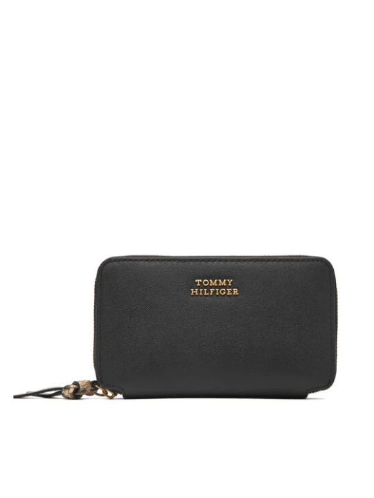 Foto del prodotto Tommy Hilfiger Portafoglio Th Leather Med Za Wallet AW0AW18939 Nero