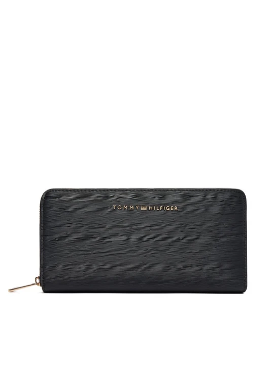 Foto del prodotto Tommy Hilfiger Portafoglio Th Modern Large Zip Around AW0AW18933 Nero