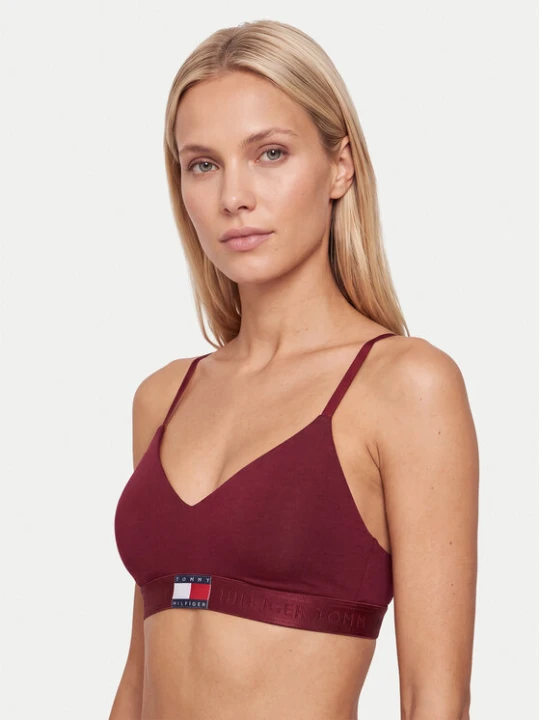 Foto del prodotto Tommy Hilfiger Reggiseno Bralette UW0UW06673 Rosso scuro