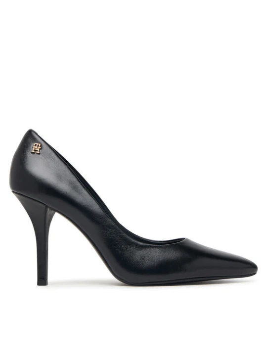 Foto del prodotto Tommy Hilfiger Scarpe stiletto High Heel Court Leather Shoe FW0FW09527 Nero