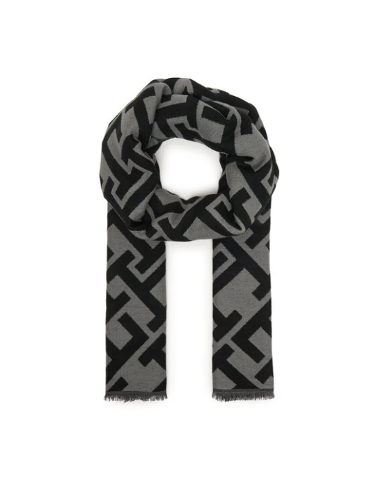 Foto del prodotto Tommy Hilfiger Scialle Th Monogram Heavy Scarf AW0AW18051 Nero