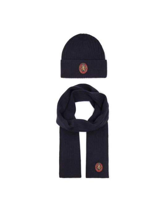 Foto del prodotto Tommy Hilfiger Set berretto e sciarpa Th Crest Giftpack AM0AM14586 Blu scuro