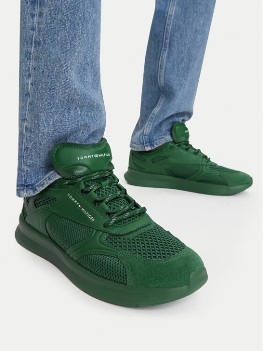 Foto del prodotto Tommy Hilfiger Sneakers Lightweight Runner Monocolor FM0FM05928 Verde