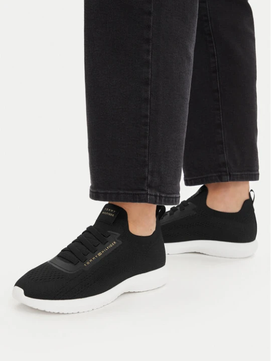 Foto del prodotto Tommy Hilfiger Sneakers Th Knit Extralight Runner FW0FW09112 Nero