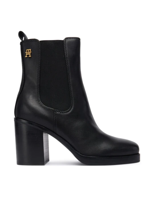 Foto del prodotto Tommy Hilfiger Stivaletti Square Toe Chelsea High Block Hl FW0FW08844 Nero