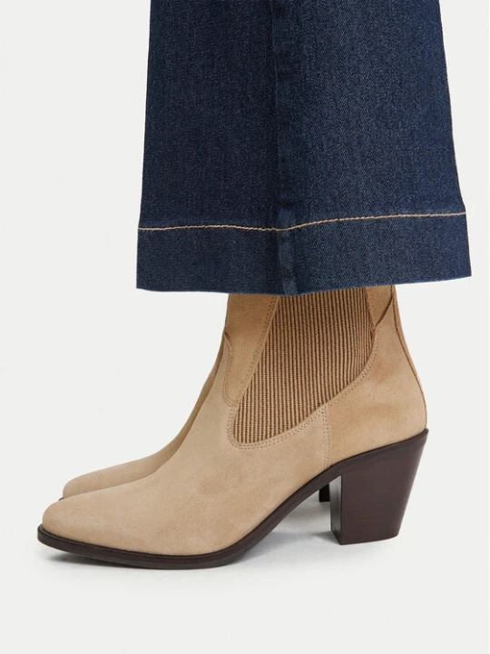 Foto del prodotto Tommy Hilfiger Stivaletti Suede Western Chelsea Boot FW0FW09581 Beige