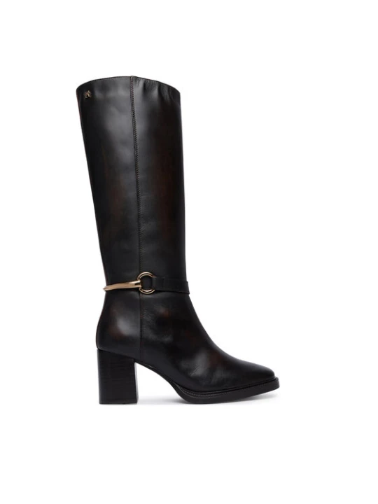 Foto del prodotto Tommy Hilfiger Stivali Th Stud Heel Riding Knee Boot FW0FW09551 Marrone scuro