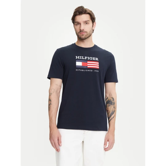 Foto del prodotto Tommy Hilfiger T-shirt American Monotype MW0MW39843 Blu scuro Regular Fit