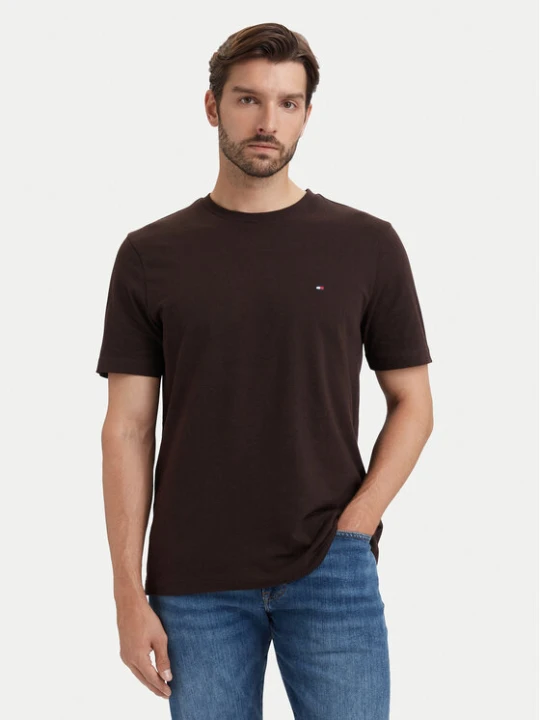 Foto del prodotto Tommy Hilfiger T-shirt Ess Seasonal MW0MW39995 Marrone scuro Regular Fit
