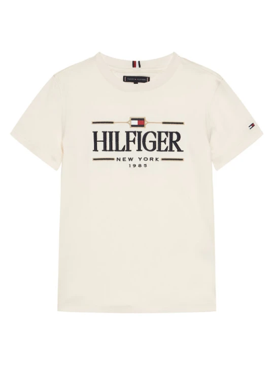 Foto del prodotto Tommy Hilfiger T-shirt Icons KB0KB10360 Écru Regular Fit Crema