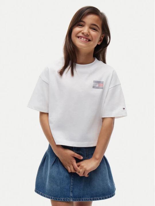Foto del prodotto Tommy Hilfiger T-shirt KG0KG09465 Bianco Regular Fit