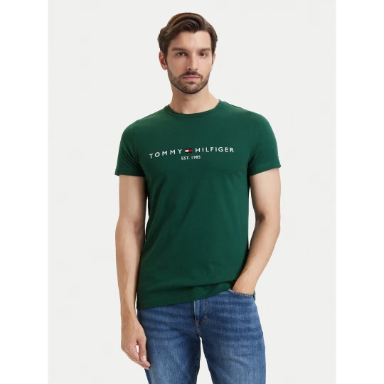 Foto del prodotto Tommy Hilfiger T-shirt Logo MW0MW11797 Verde scuro Slim Fit