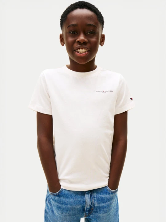 Foto del prodotto Tommy Hilfiger T-shirt Mini Corp KS0KS00661 Écru Regular Fit Crema