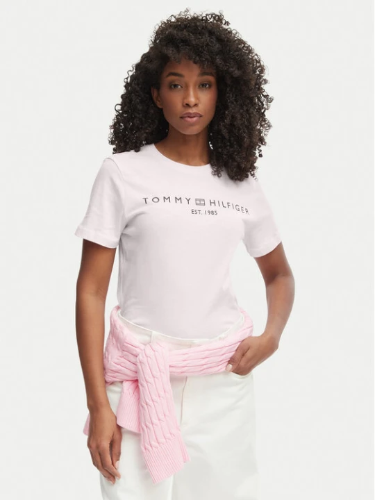 Foto del prodotto Tommy Hilfiger T-shirt WW0WW40276 Rosa Regular Fit
