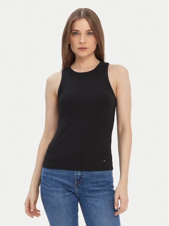 Foto del prodotto Tommy Hilfiger Top WW0WW38635 Nero Slim Fit