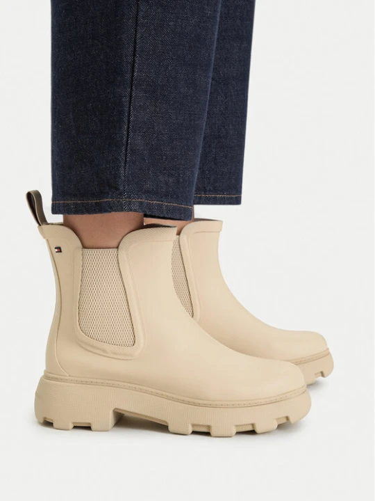Foto del prodotto Tommy Hilfiger Wellington Flag Cleated FW0FW09387 Beige