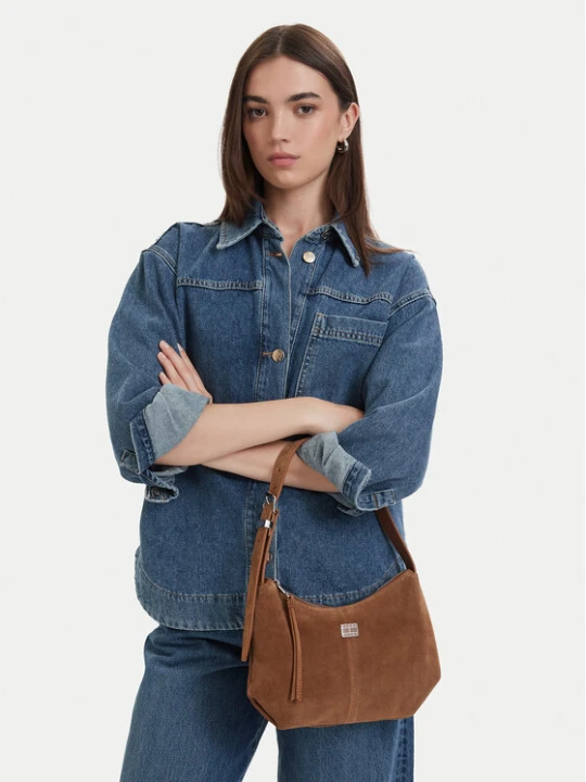 Foto del prodotto Tommy Jeans Borsetta Tjw Slouchy Suede Shoulder Bag AW0AW18859 Marrone