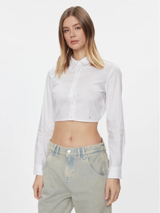 Foto del prodotto Tommy Jeans Camicia DW0DW17344 Bianco Slim Fit