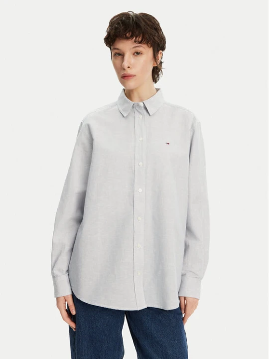 Foto del prodotto Tommy Jeans Camicia DW0DW20292 Blu Relaxed Fit