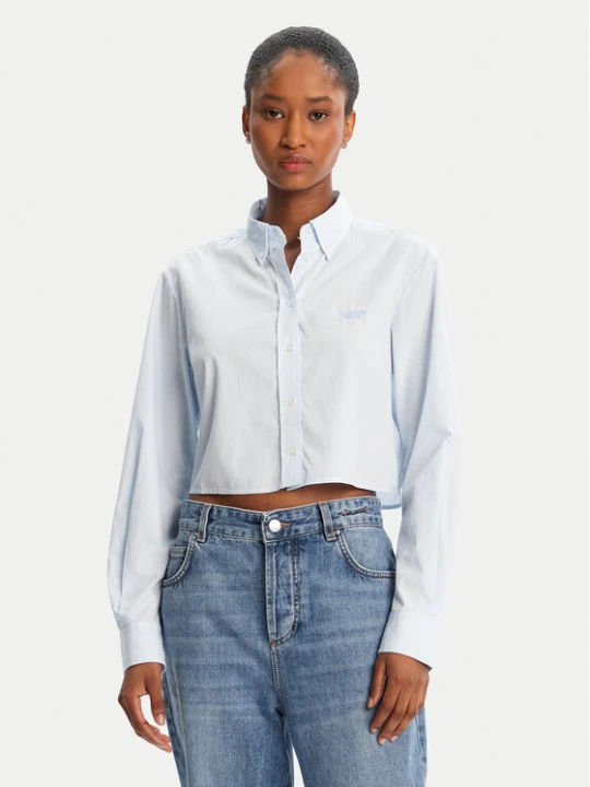 Foto del prodotto Tommy Jeans Camicia DW0DW21400 Celeste Relaxed Fit Azzurro chiaro