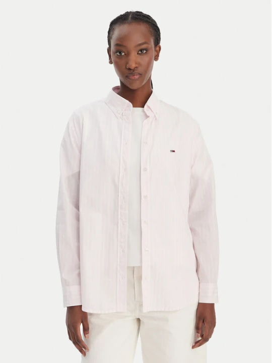 Foto del prodotto Tommy Jeans Camicia DW0DW22211 Rosa Regular Fit