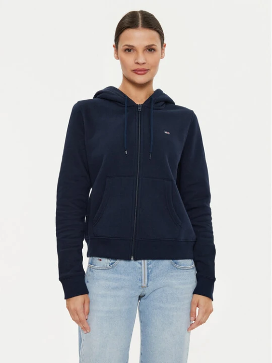 Foto del prodotto Tommy Jeans Felpa Flag DW0DW19729 Blu scuro Regular Fit