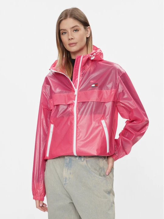 Foto del prodotto Tommy Jeans Giacca a vento Tjw Glossy Tech Chicago Ext DW0DW17229 Rosa Regular Fit