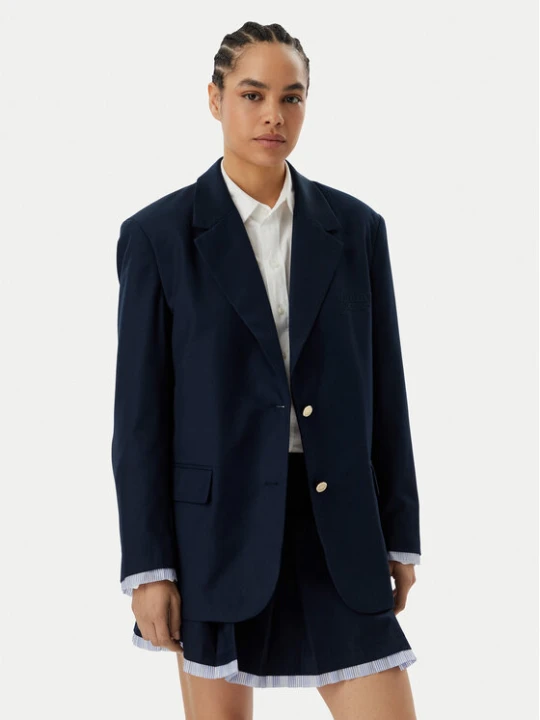 Foto del prodotto Tommy Jeans Giacca da abito DW0DW22601 Blu scuro Boyfriend Fit
