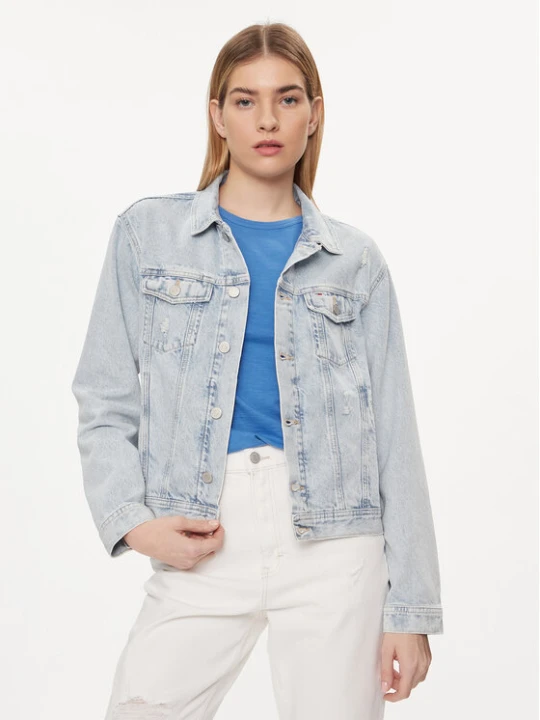 Foto del prodotto Tommy Jeans Giacca di jeans Flag DW0DW18331 Blu Regular Fit