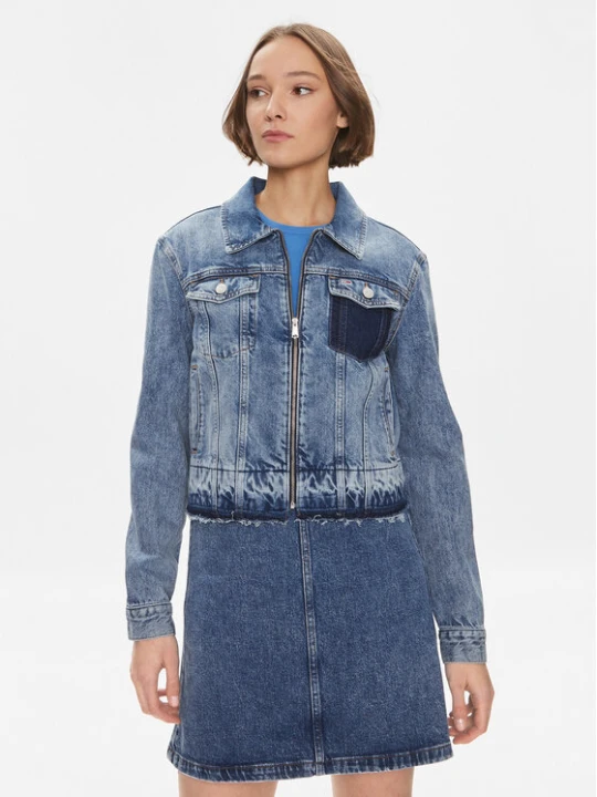 Foto del prodotto Tommy Jeans Giacca di jeans Izzie DW0DW16989 Blu Slim Fit