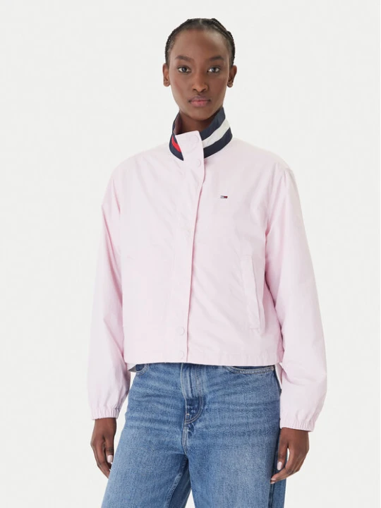 Foto del prodotto Tommy Jeans Giacca di transizione Essential DW0DW20439 Rosa Regular Fit
