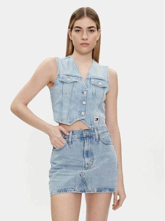 Foto del prodotto Tommy Jeans Gilet DW0DW17684 Blu Regular Fit