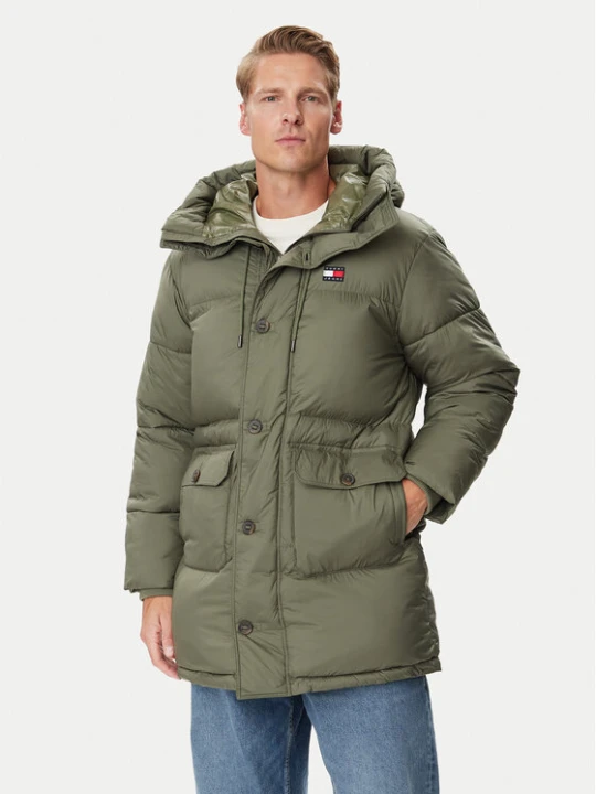 Foto del prodotto Tommy Jeans Giubbotto invernale DM0DM23730 Verde Relaxed Fit