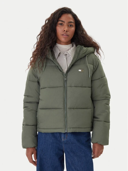 Foto del prodotto Tommy Jeans Giubbotto invernale DW0DW21625 Verde Regular Fit