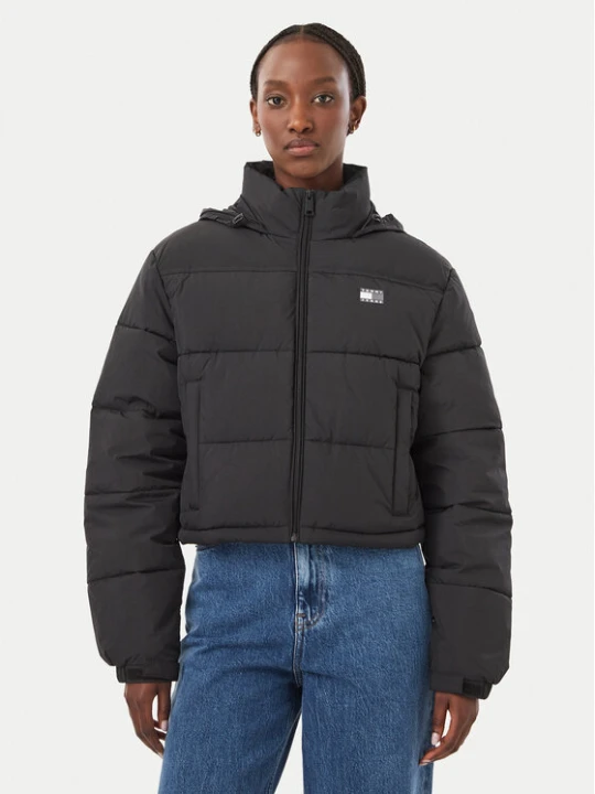 Foto del prodotto Tommy Jeans Giubbotto invernale Flag Ess DW0DW21620 Nero Regular Fit