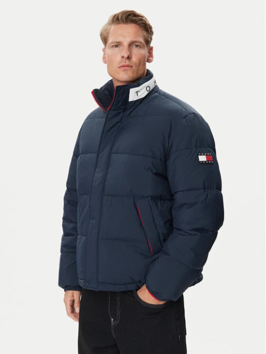 Foto del prodotto Tommy Jeans Giubbotto invernale Vail Flag DM0DM23728 Blu scuro Regular Fit