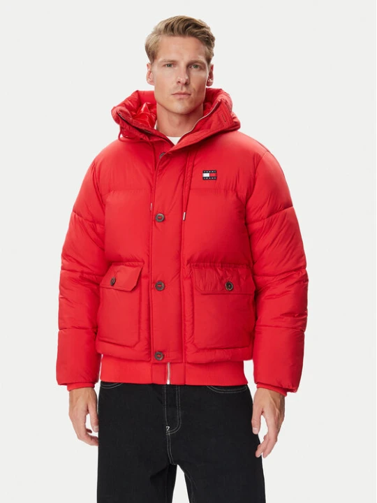Foto del prodotto Tommy Jeans Giubbotto invernale Workwear DM0DM23506 Rosso Relaxed Fit