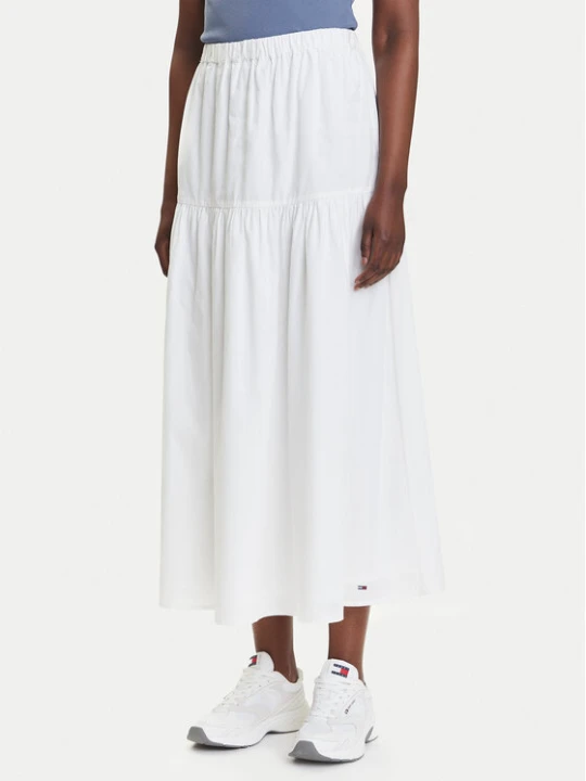 Foto del prodotto Tommy Jeans Gonna a trapezio DW0DW20980 Bianco Regular Fit