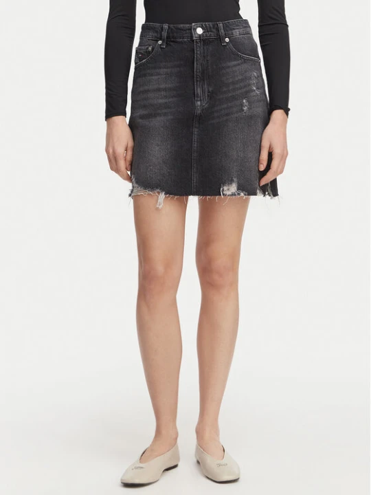 Foto del prodotto Tommy Jeans Gonna di jeans DW0DW22715 Nero Mom Fit