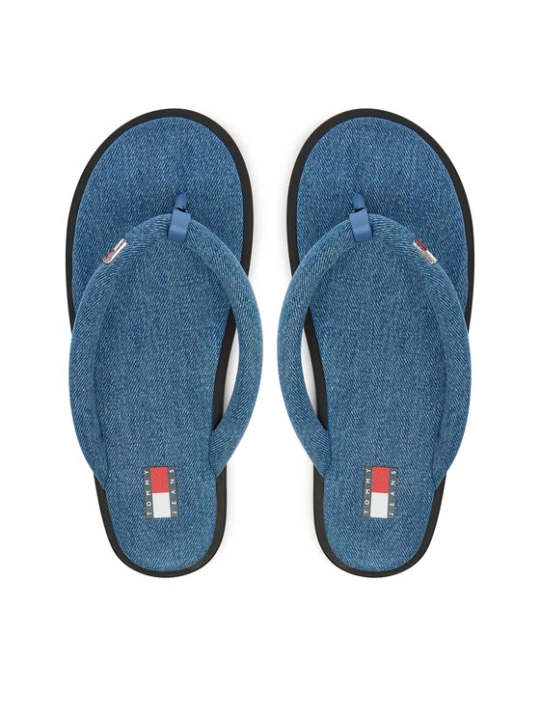 Foto del prodotto Tommy Jeans Infradito Tjw Padded Denim Casual Sandal EN0EN03021 Blu