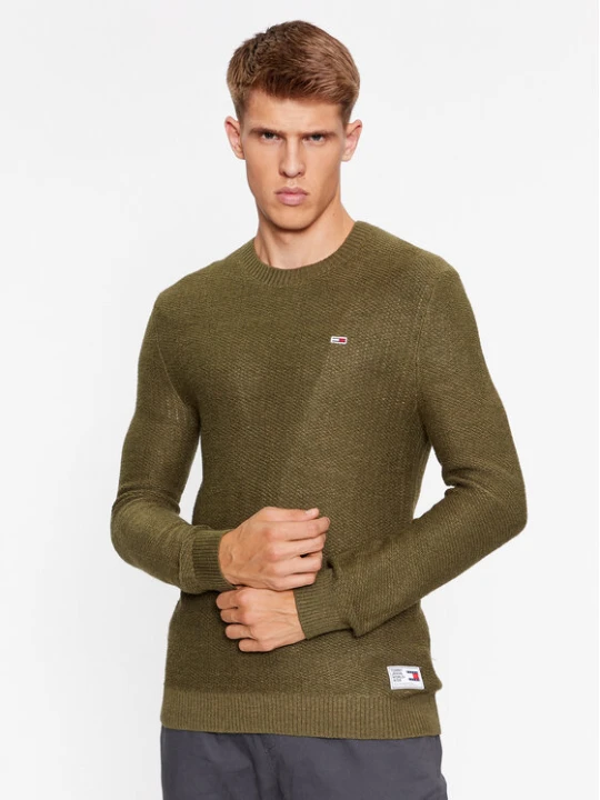 Foto del prodotto Tommy Jeans Maglione DM0DM15060 Verde Regular Fit