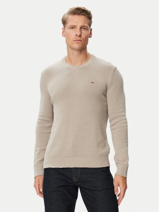 Foto del prodotto Tommy Jeans Maglione DM0DM21787 Grigio chiaro Regular Fit