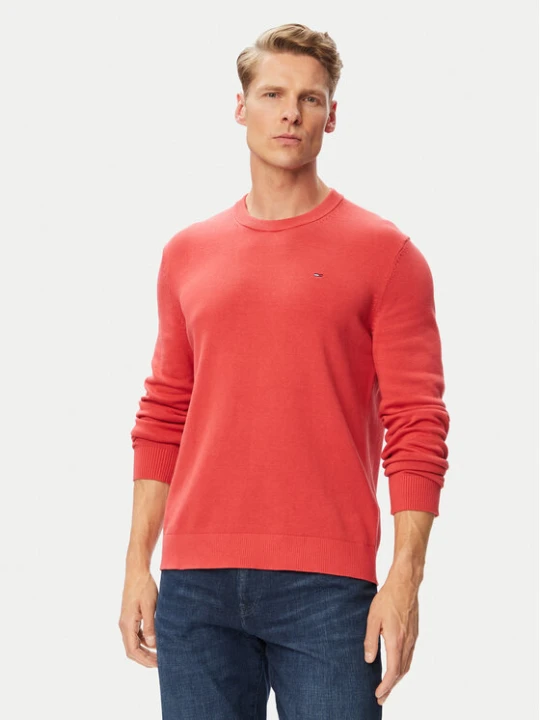 Foto del prodotto Tommy Jeans Maglione DM0DM22853 Corallo Slim Fit