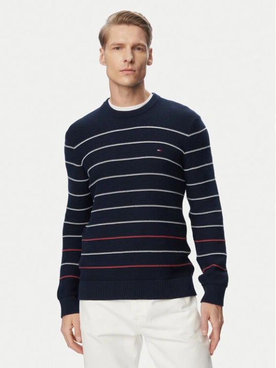 Foto del prodotto Tommy Jeans Maglione DM0DM23384 Blu scuro Slim Fit