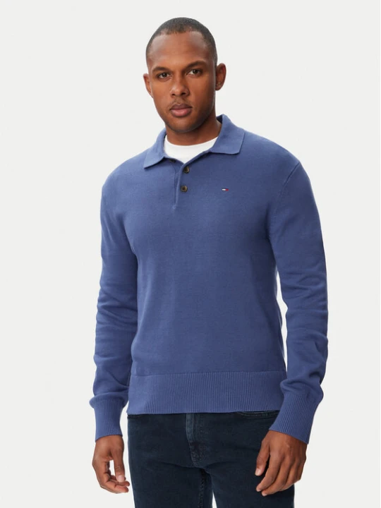 Foto del prodotto Tommy Jeans Maglione Essential DM0DM20304 Blu Slim Fit