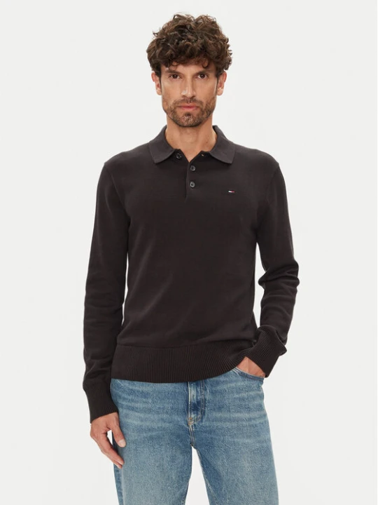 Foto del prodotto Tommy Jeans Maglione Essential DM0DM20304 Nero Slim Fit